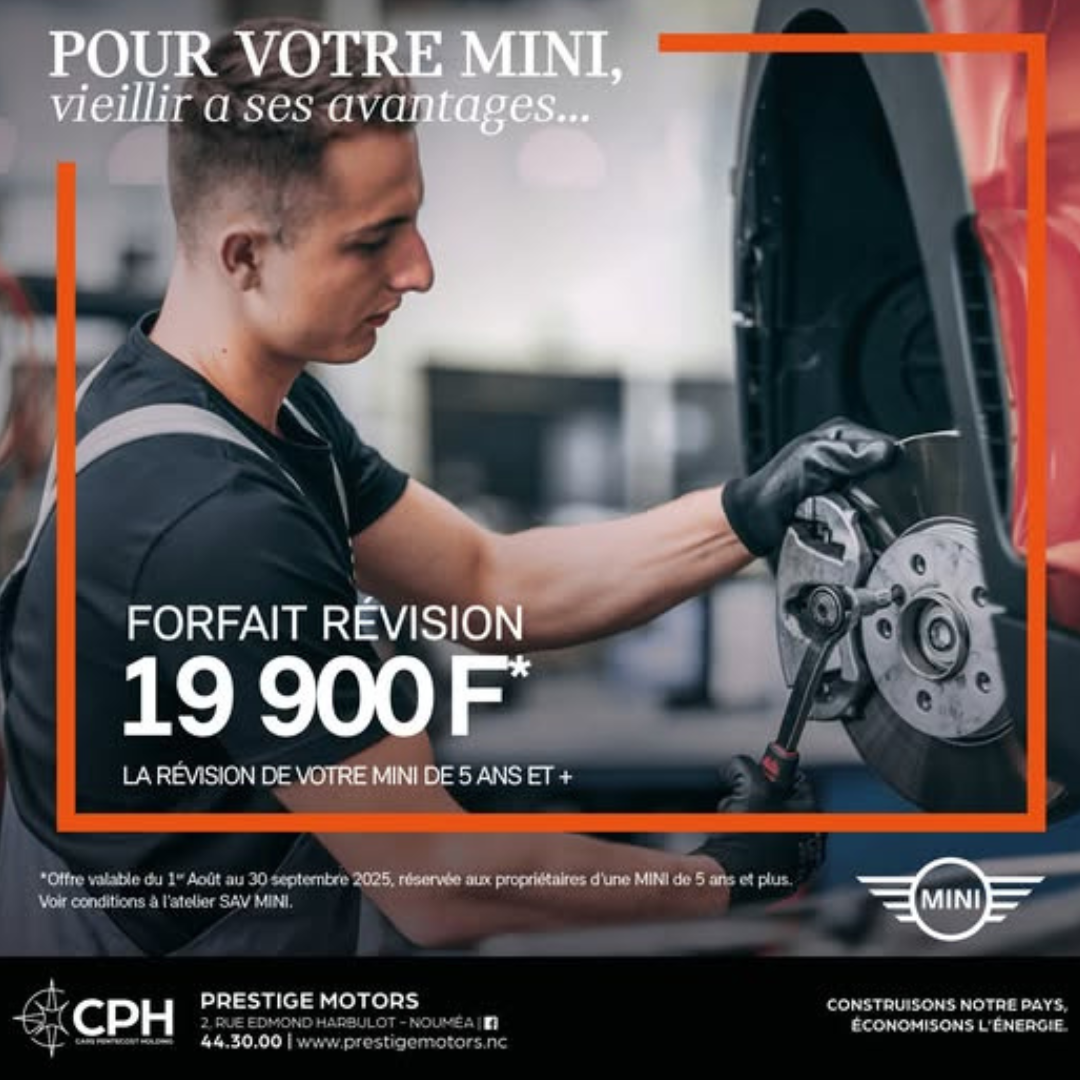 MINI FORFAIT RÉVISION : 19 900 F*