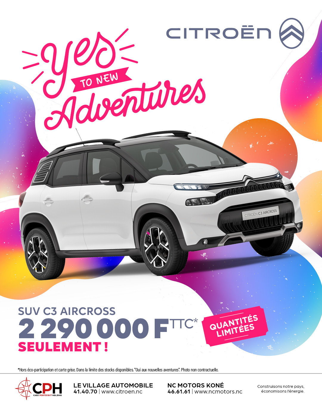 SUV CITROEN C3 AIRCROSS – Yes to new adventures !