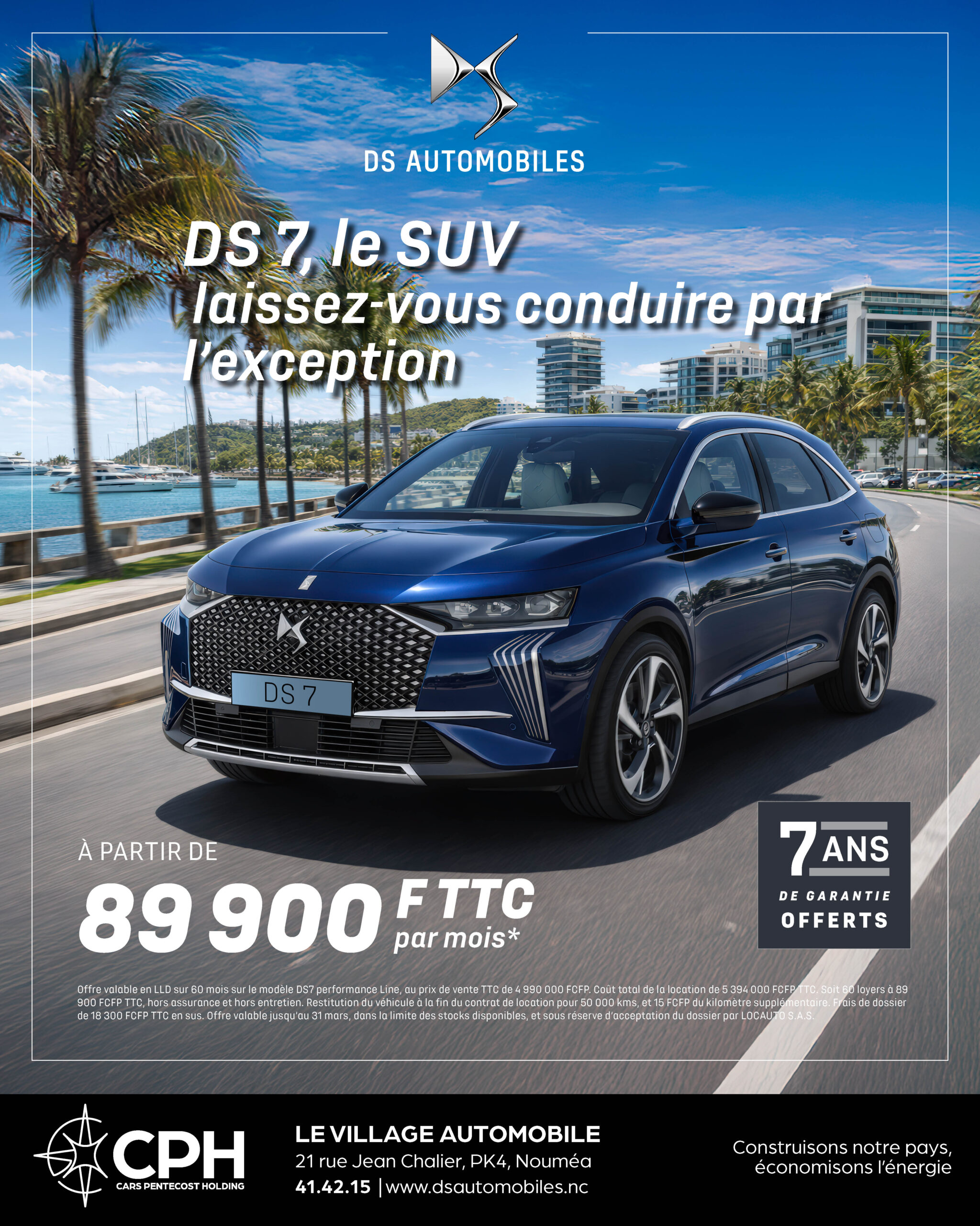 DS 7, le SUV ! Laissez-vous conduire par l&rsquo;exception.