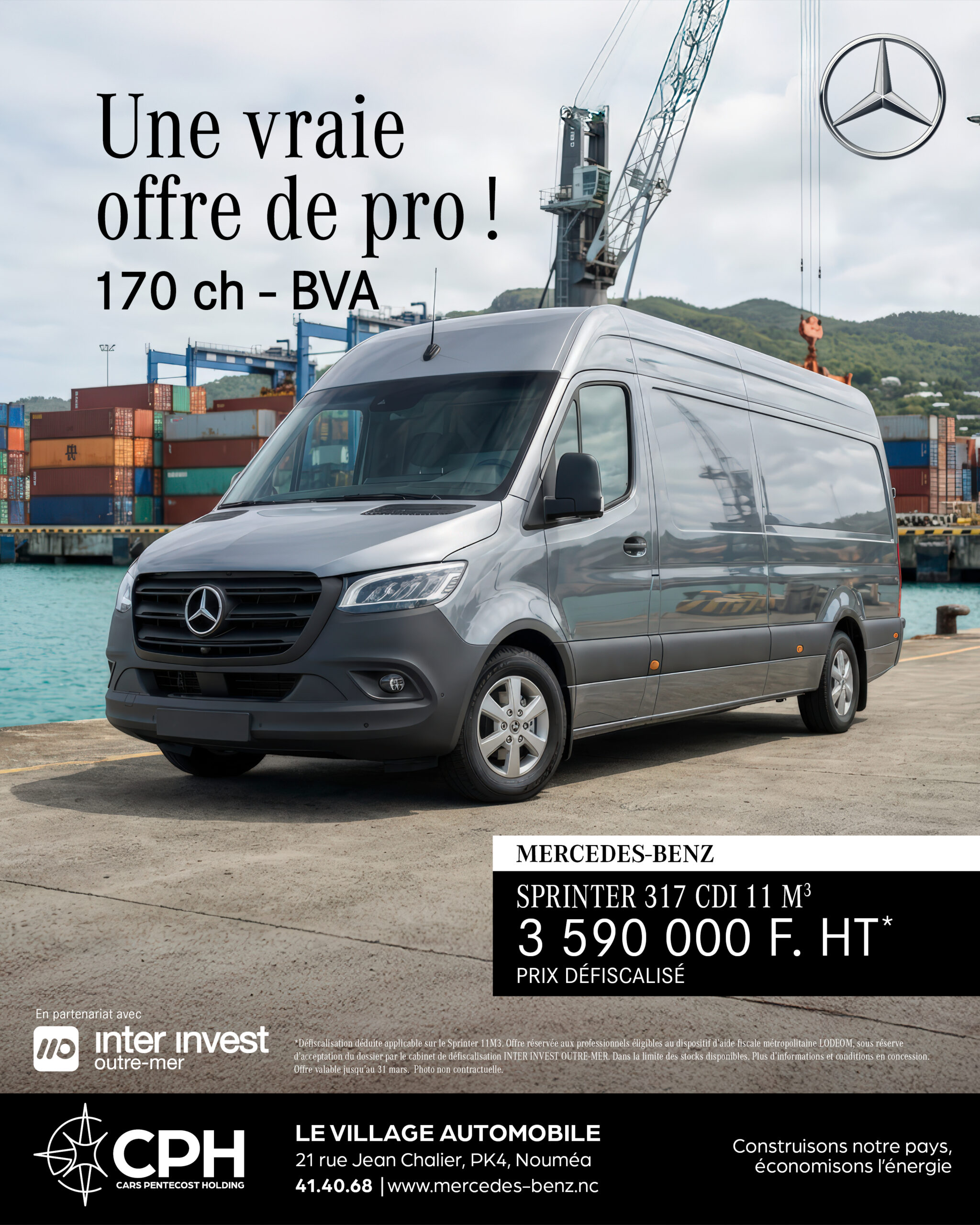MERCEDES-BENZ SRINTER 11M3 – 170CV – BVA