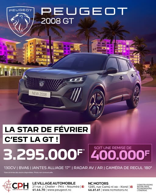 LA STAR DE FÉVRIER, C&rsquo;EST LA PEUGEOT 2008 GT