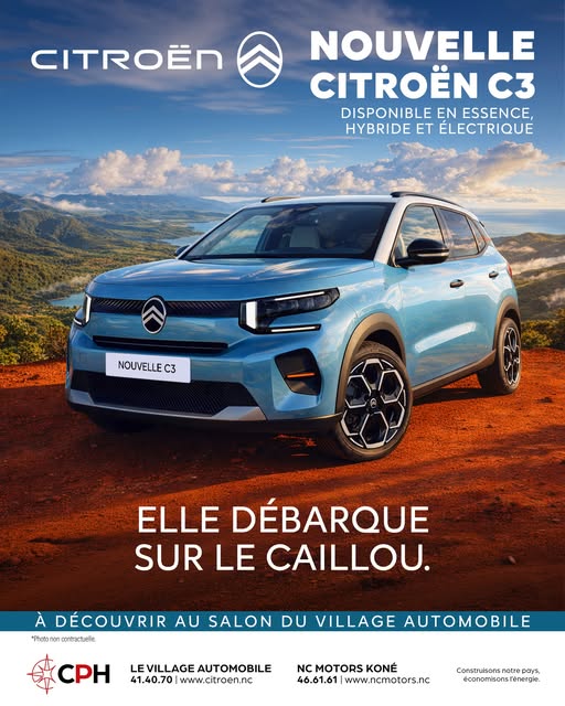 Elle débarque sur le Caillou