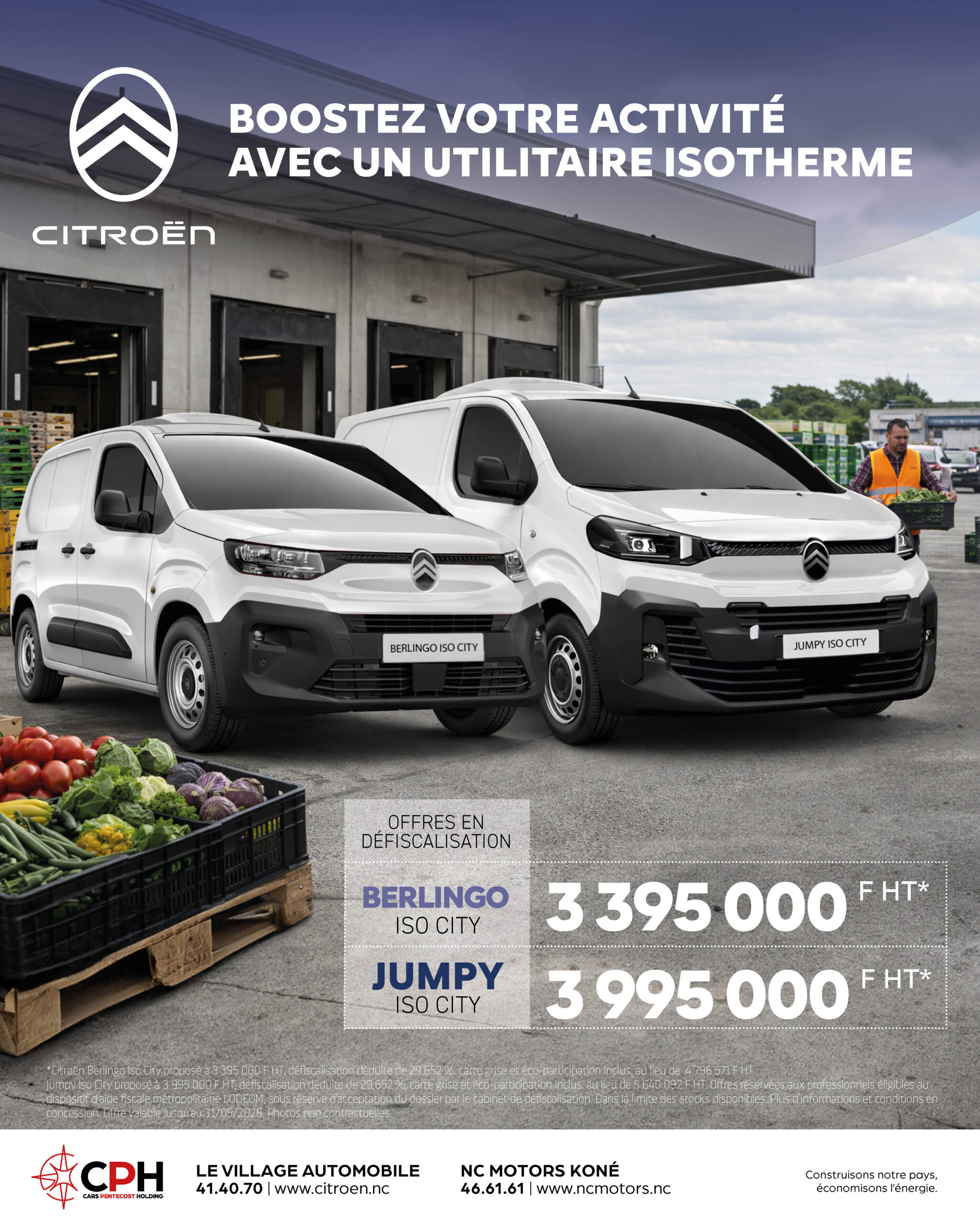 CITROËN ACCOMPAGNE LES PROFESSIONNELS DANS LEUR ACTIVITÉ
