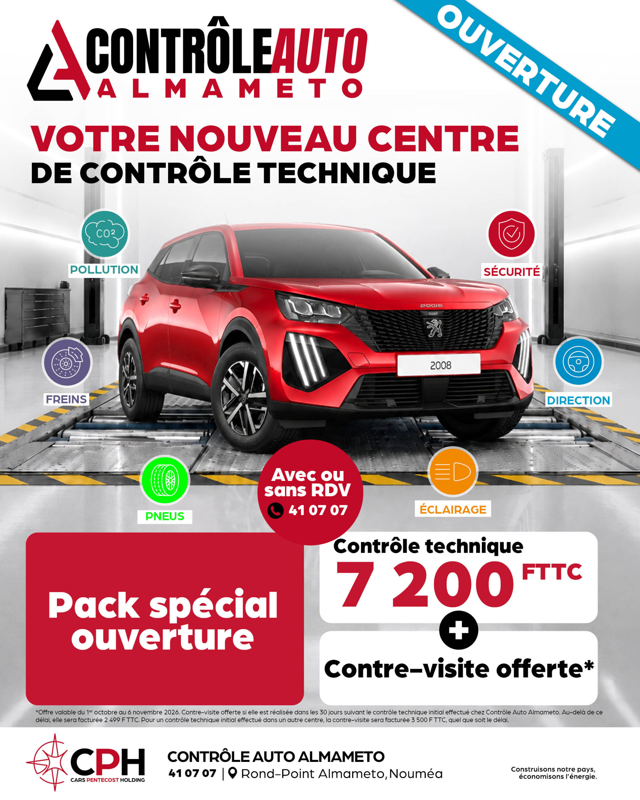 OUVERTURE DE CONTRÔLE AUTO ALMAMETO !