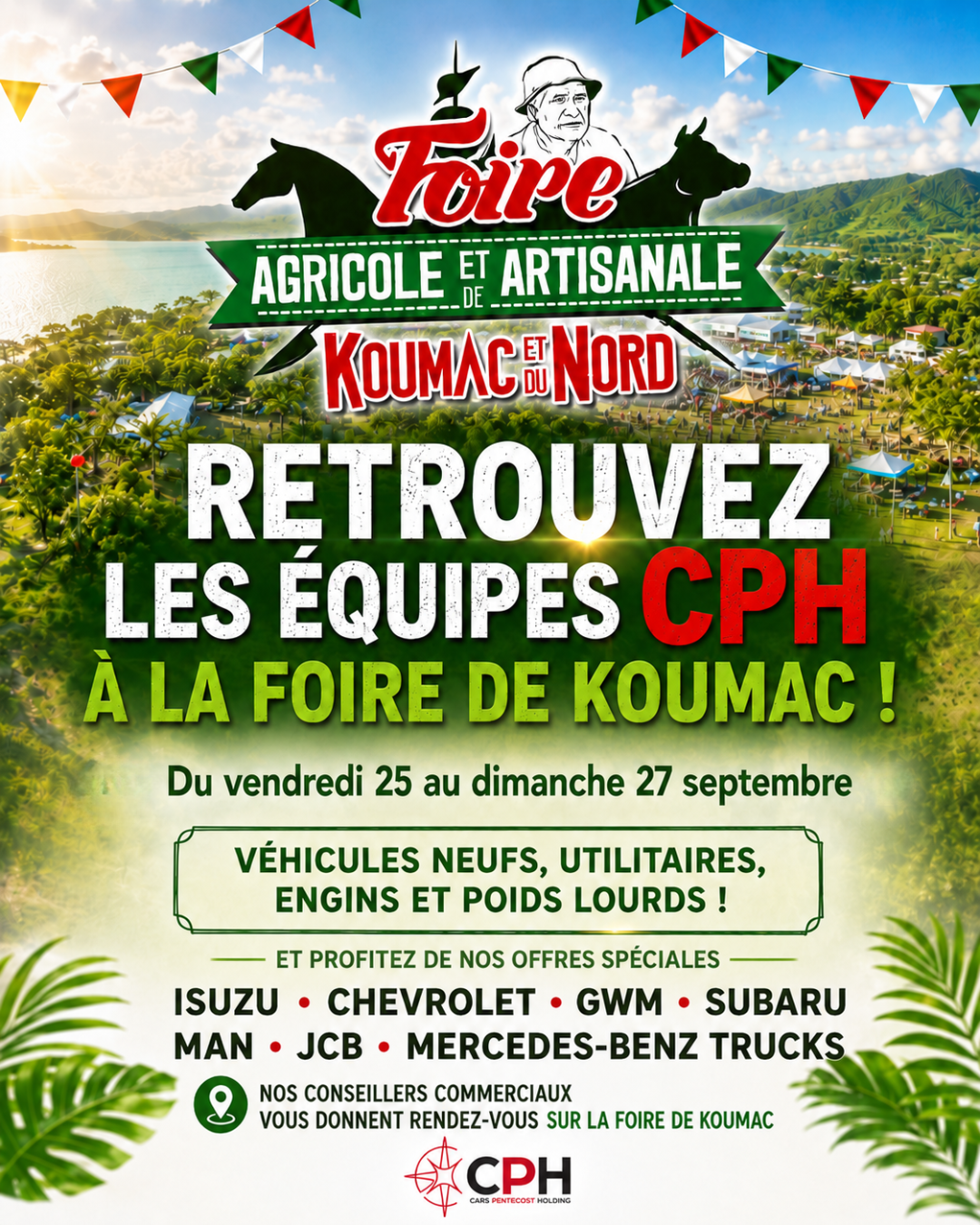 CPH VOUS DONNE RENDEZ-VOUS À LA FOIRE DE KOUMAC ET DU NORD