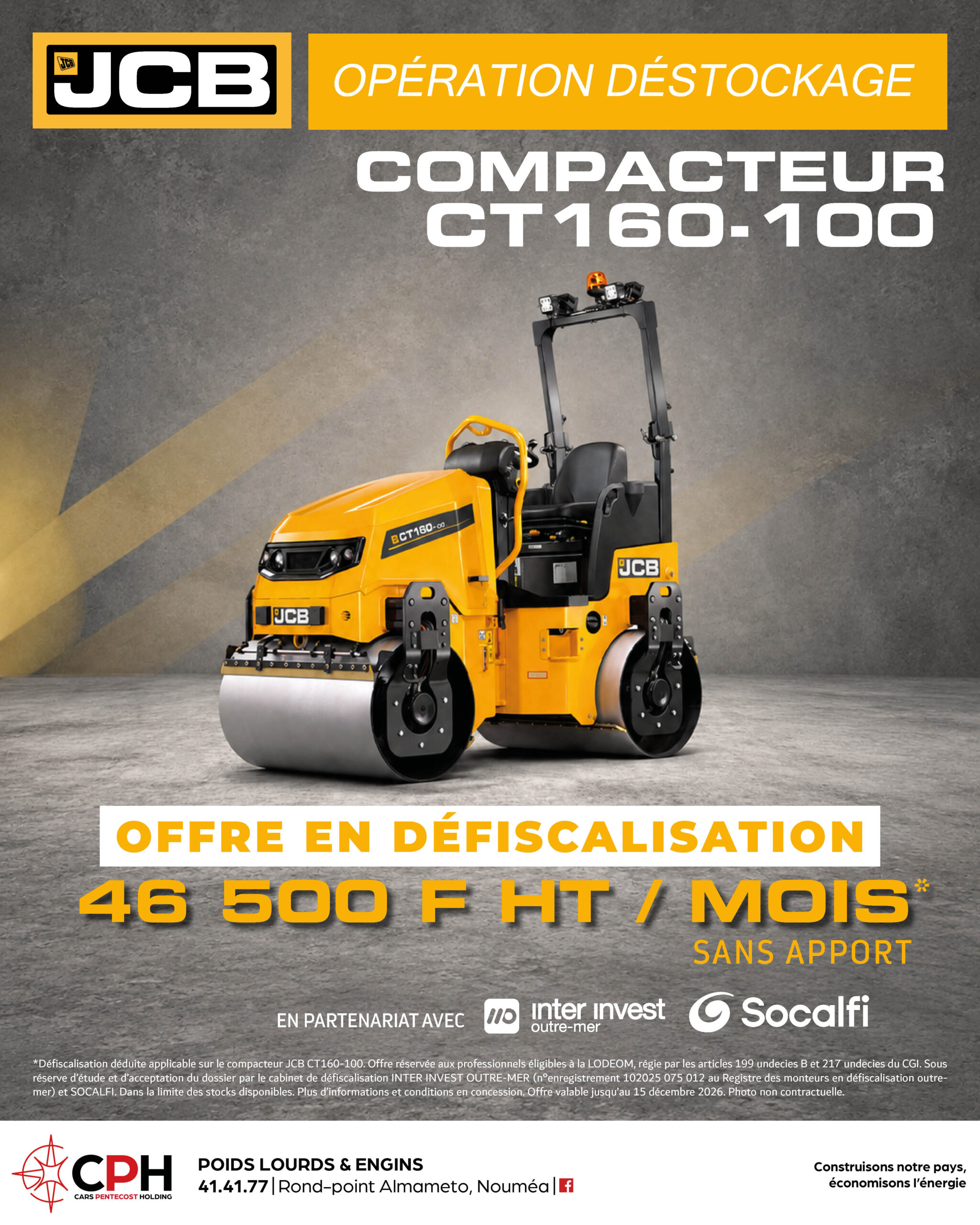 PASSEZ A L&rsquo;ACTION AVEC LE COMPACTEUR JCB C160-100