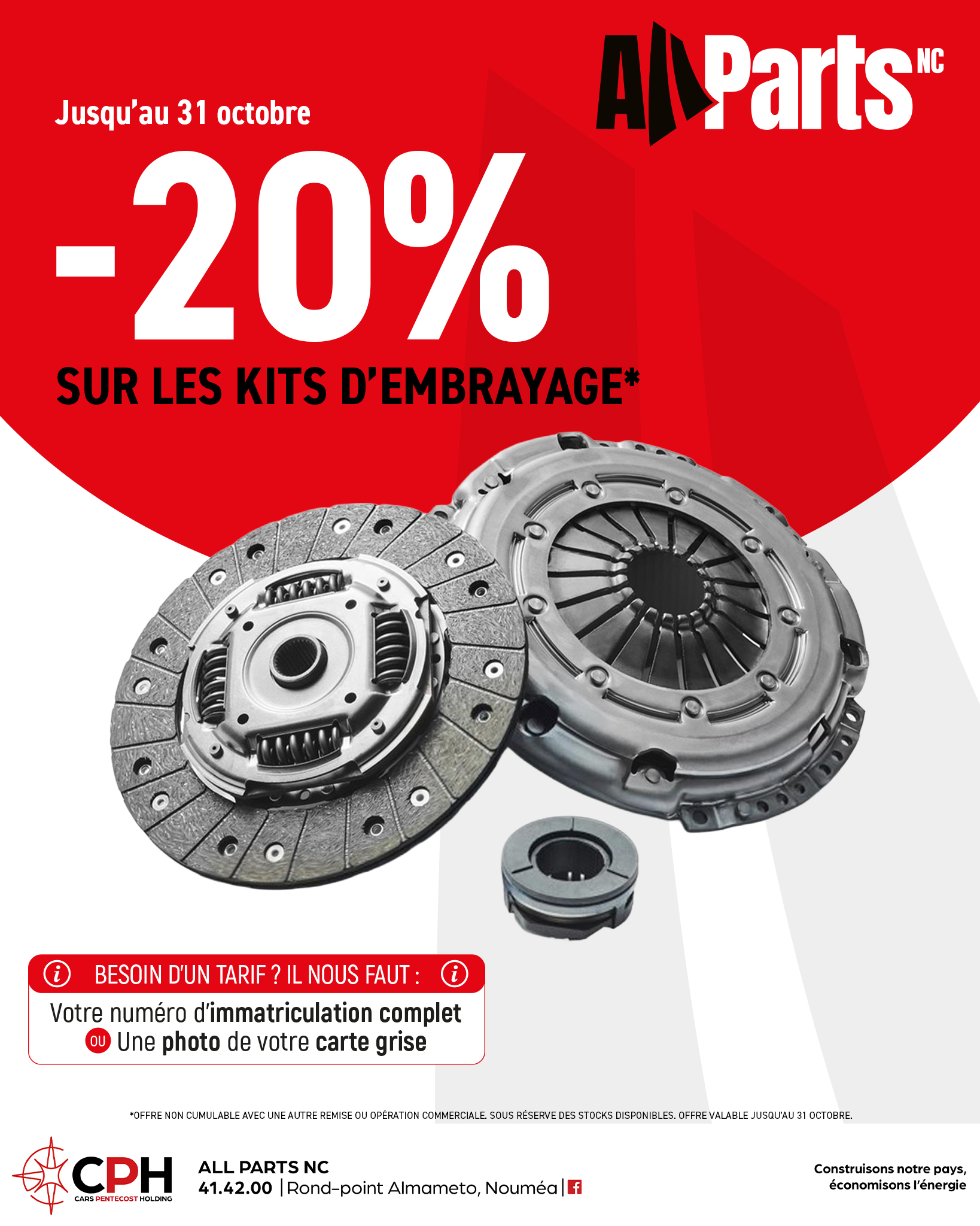 OFFRE SPÉCIALE KITS D’EMBRAYAGE