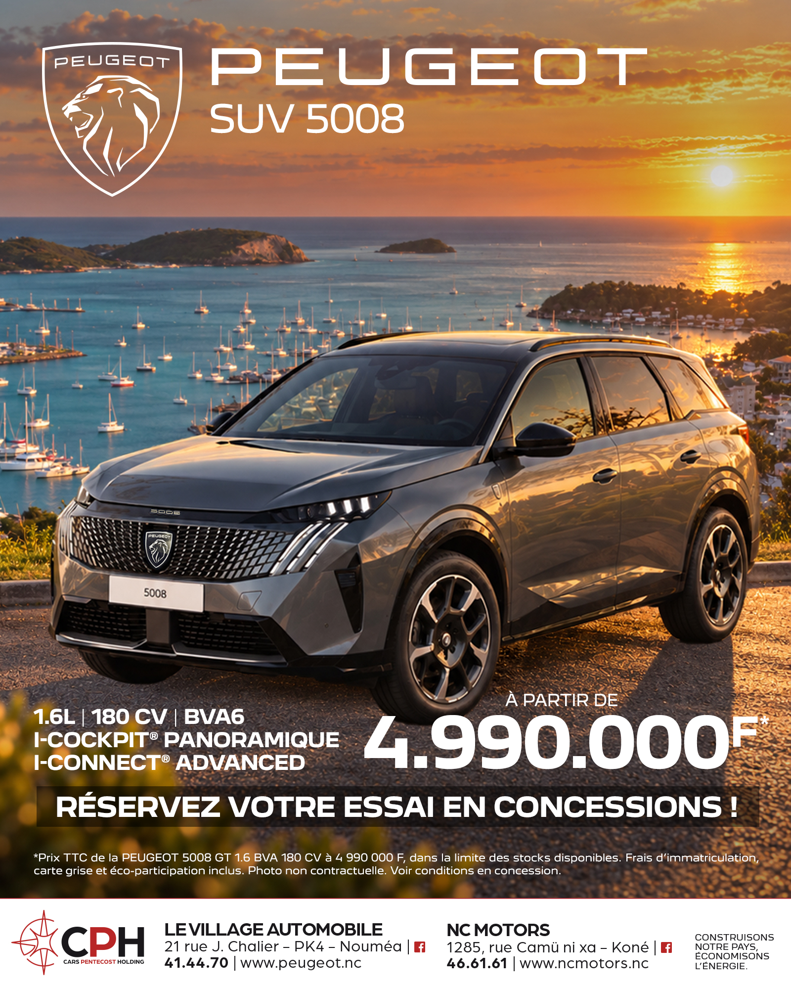 PEUGEOT 5008 VOYEZ GRAND VOYAGER ENSEMBLE