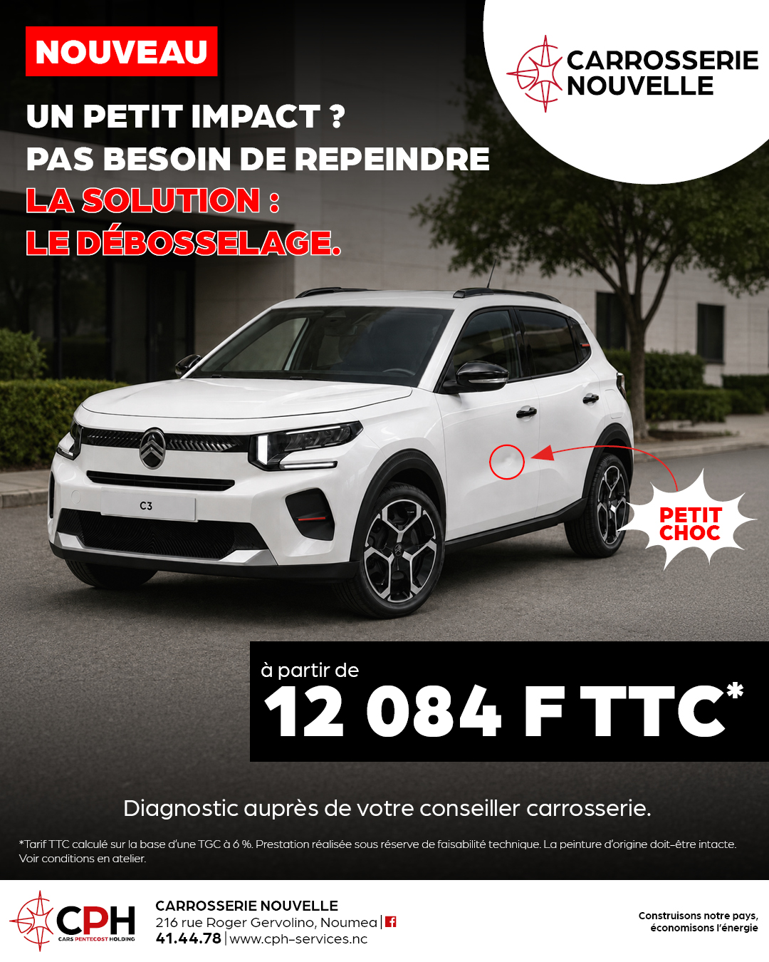 Nouveau chez Carrosserie Nouvelle : le débosselage sans peinture.