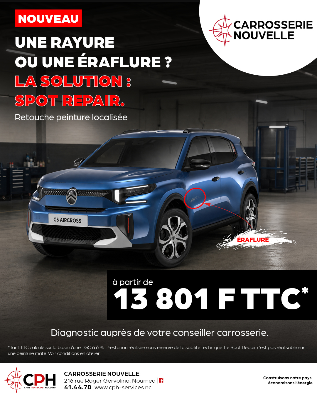 Nouveau chez Carrosserie Nouvelle : le Spot Repair.